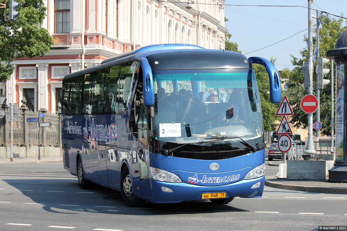 Санкт-Петербург, Yutong ZK6129H № ВВ 348 78