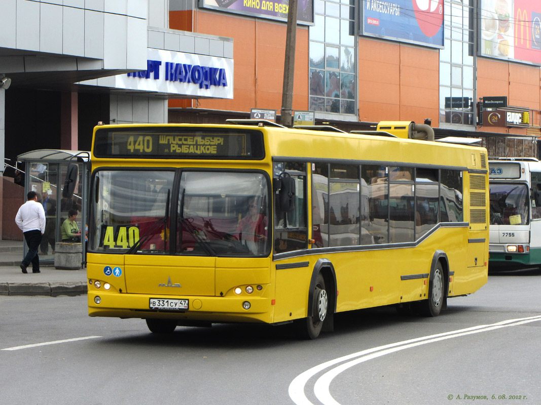 Leningrad Gebiet, MAZ-103.576 Nr. В 331 СУ 47