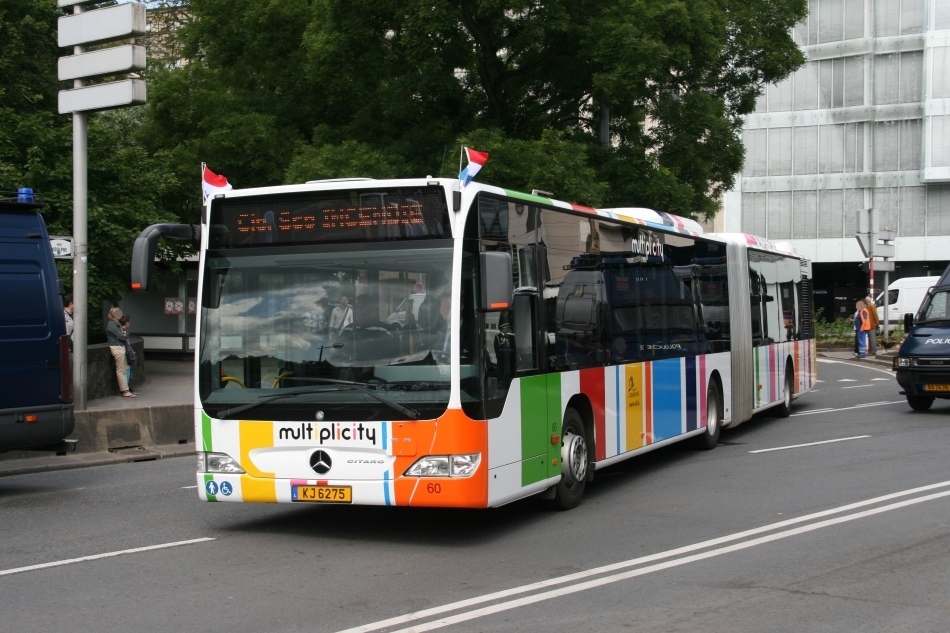 Люксембург, Mercedes-Benz O530G Citaro facelift G № 60