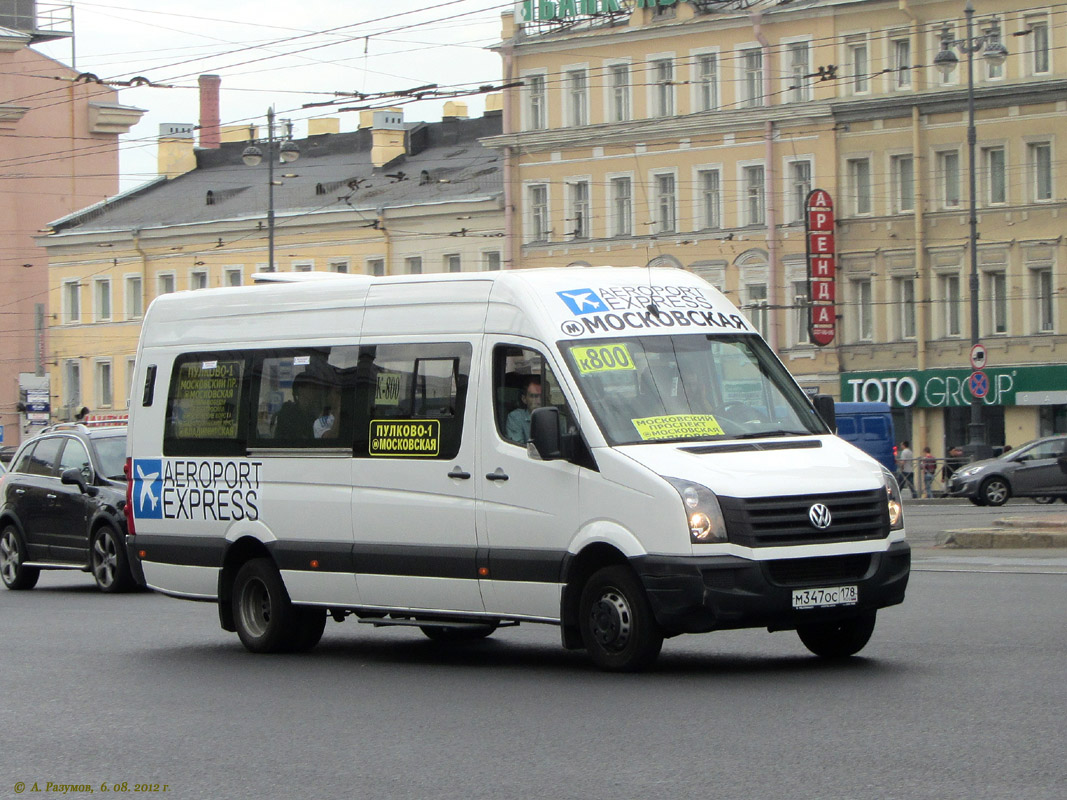 Санкт-Петербург, БТД-2219 (Volkswagen Crafter) № М 347 ОС 178