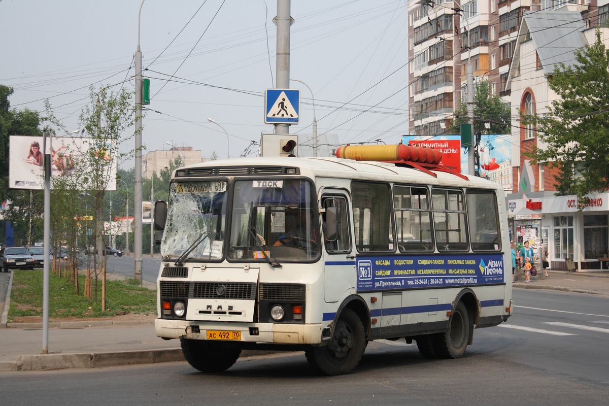 Томская область, ПАЗ-32054 № АС 492 70