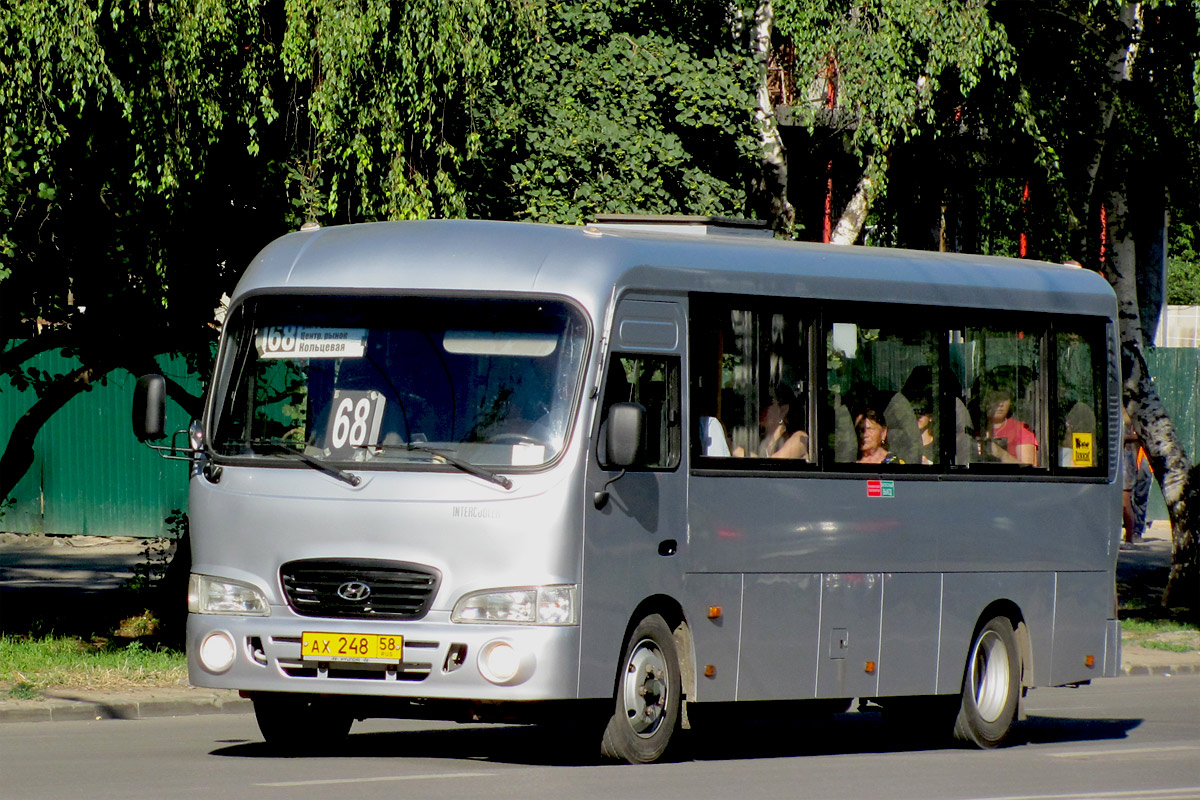 Пензенская область, Hyundai County LWB C11 (ТагАЗ) № АХ 248 58