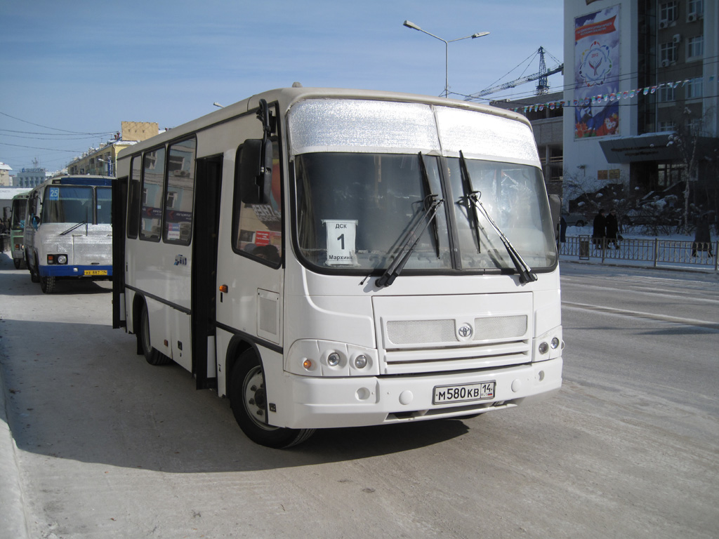 Саха (Якутія), ПАЗ-320302-08 № М 580 КВ 14