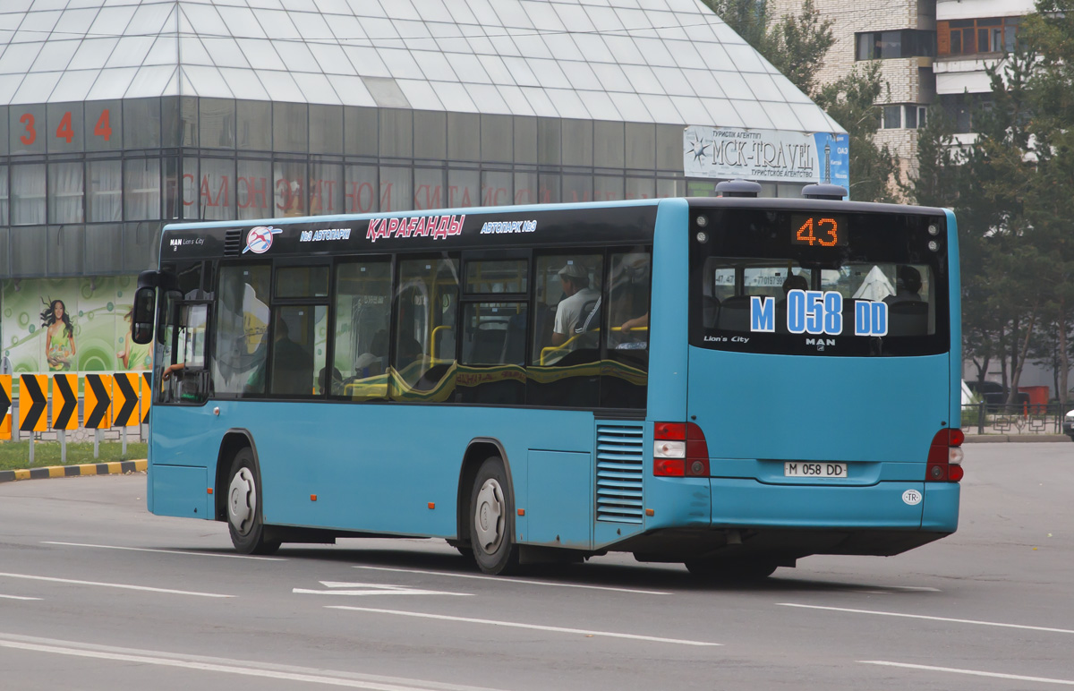 Карагандинская область, MAN A78 Lion's City LE EL283 № M 058 DD