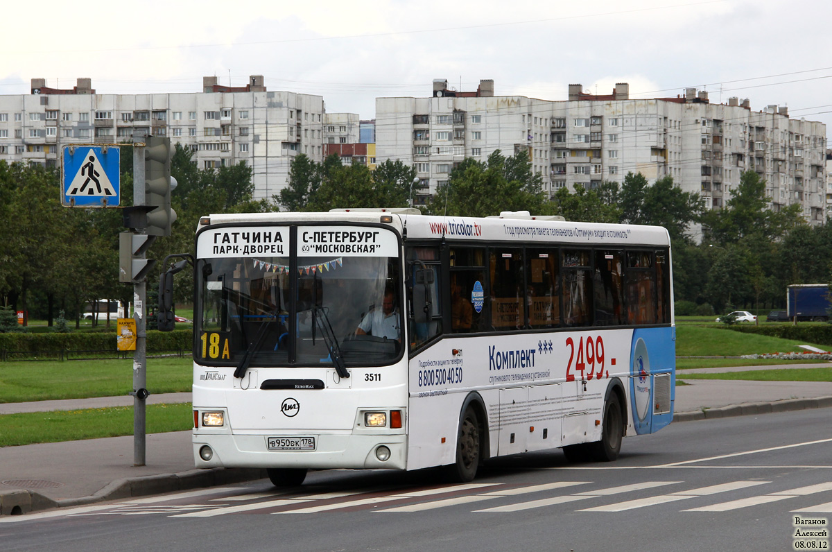 Ленинградская область, ЛиАЗ-5256.58 № 3511