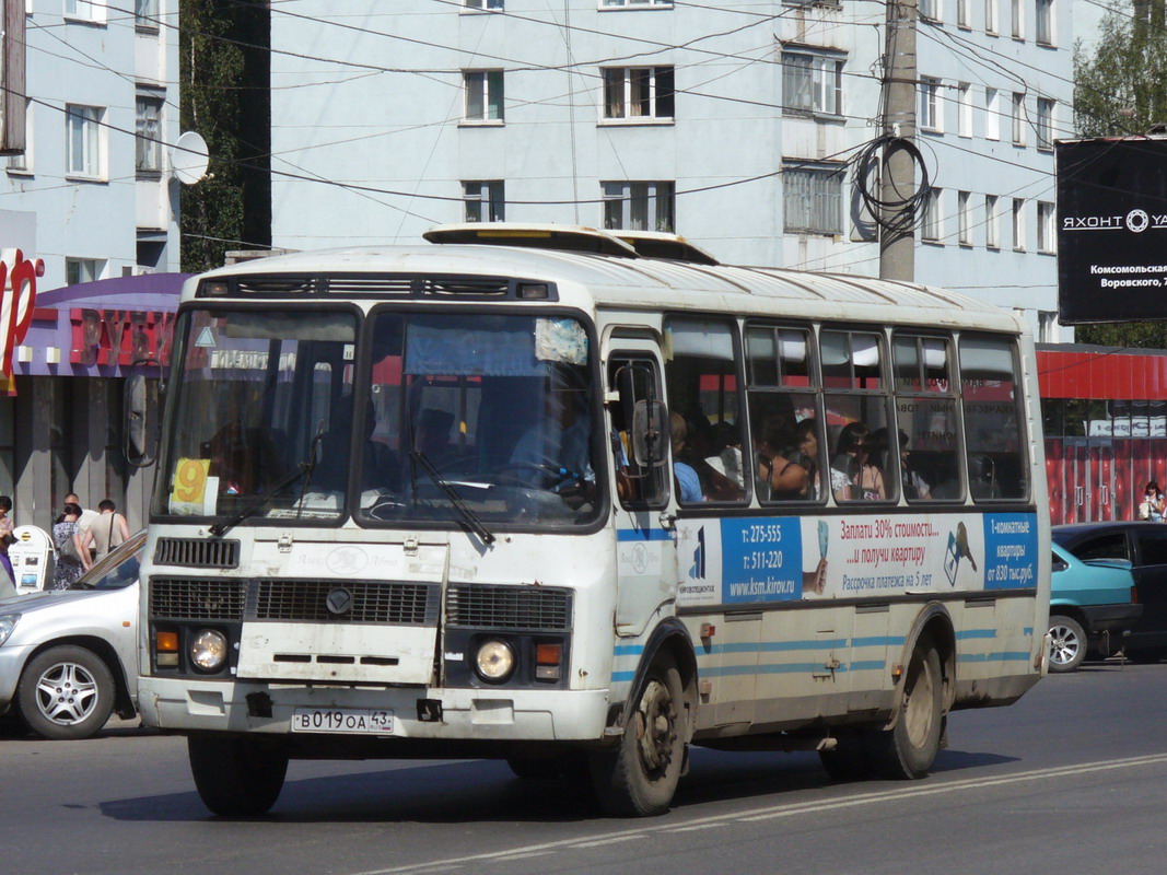 Кировская область, ПАЗ-4234 № В 019 ОА 43