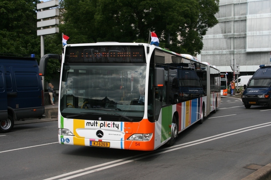 Люксембург, Mercedes-Benz O530G Citaro facelift G № 54