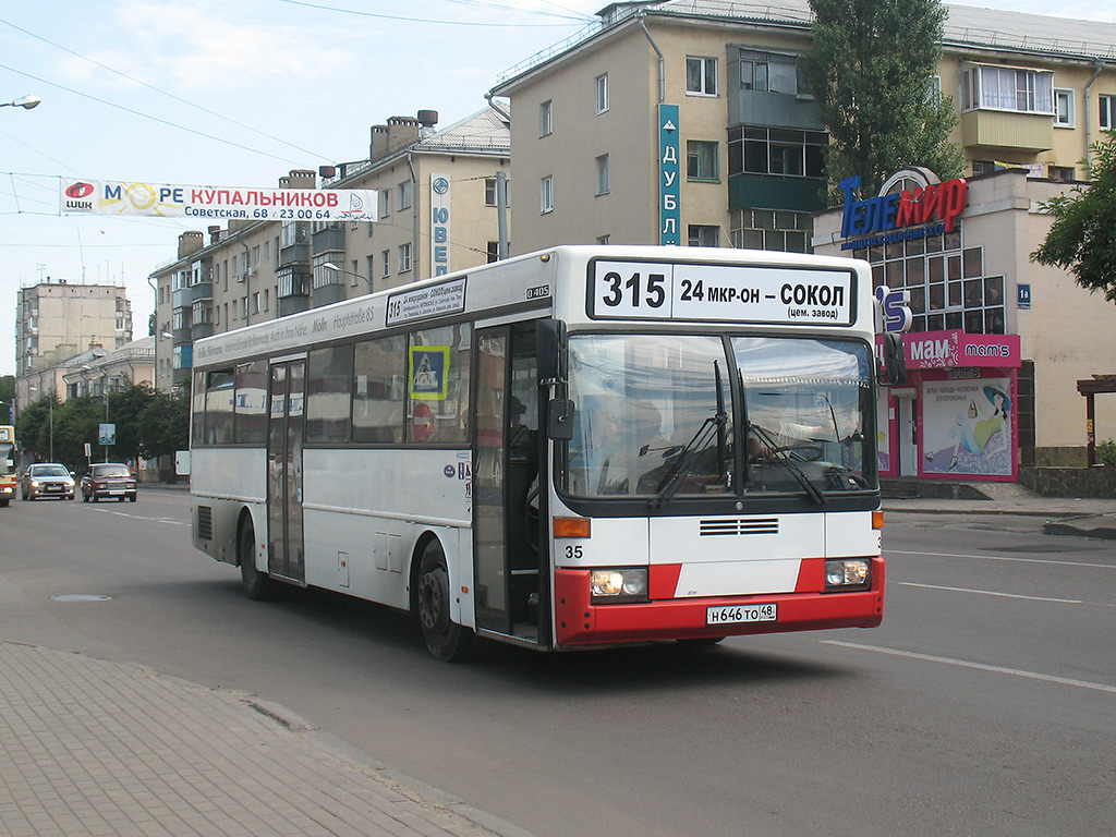 Липецкая область, Mercedes-Benz O405 № Н 646 ТО 48