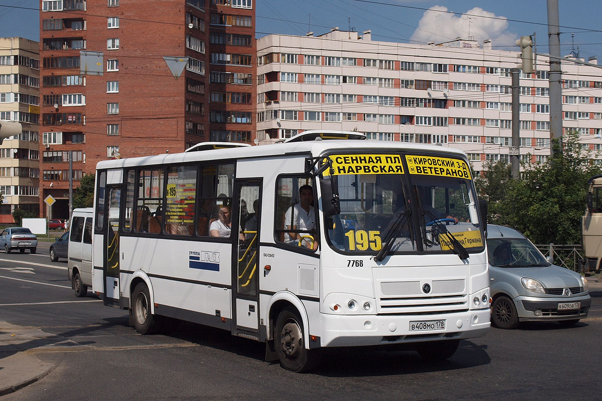 Санкт-Петербург, ПАЗ-320412-05 № 7768