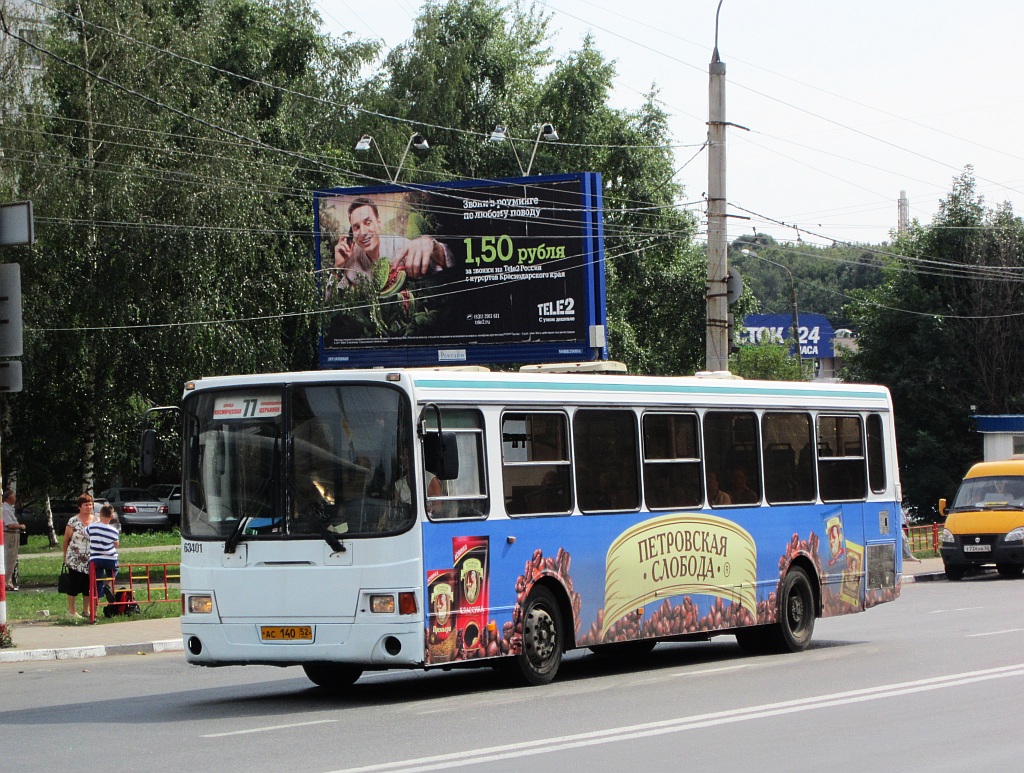 Нижегородская область, ЛиАЗ-5293.00 № 63401