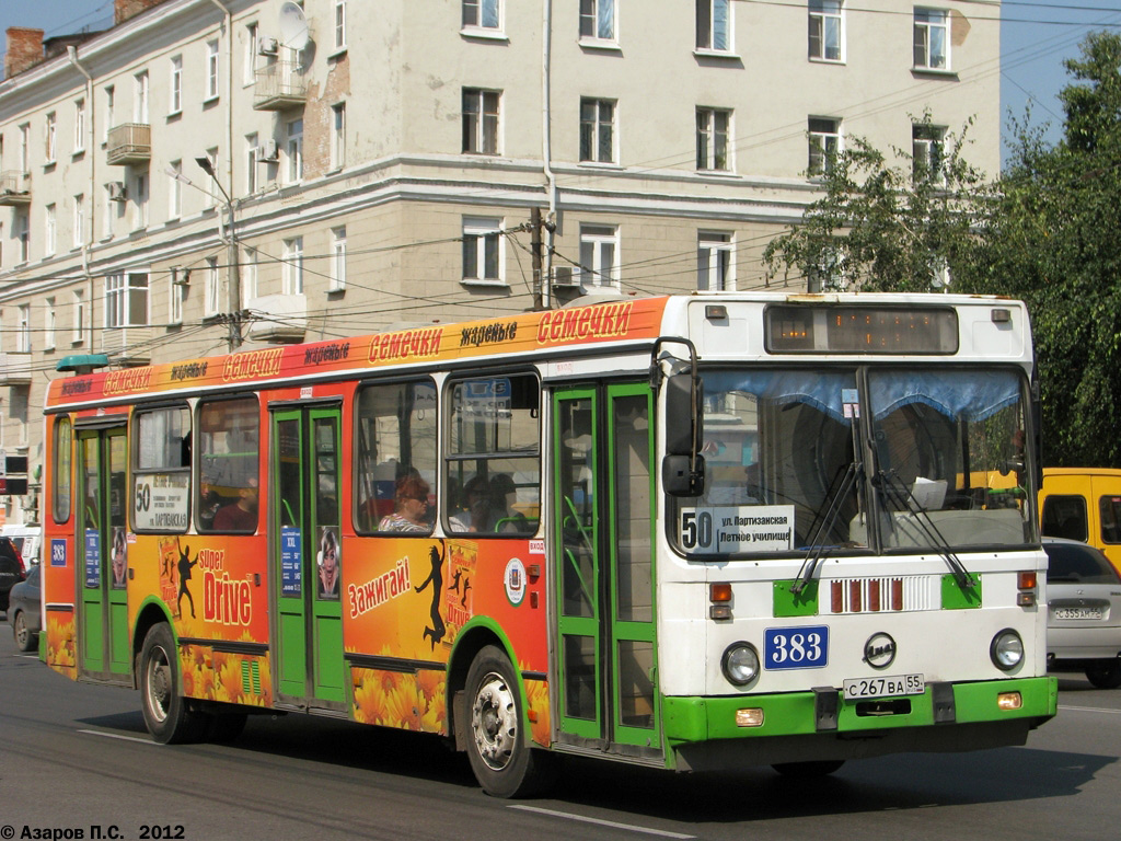 Omsk region, LiAZ-5256.45 Nr. 383