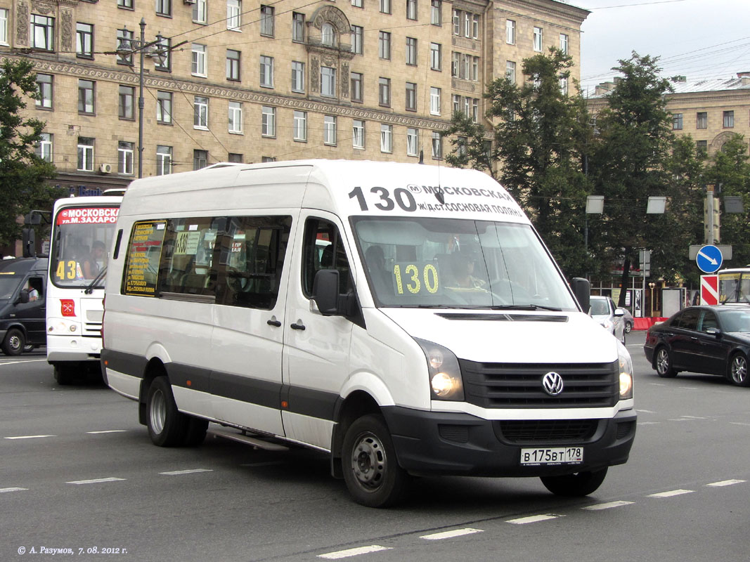 Санкт-Петербург, БТД-2219 (Volkswagen Crafter) № В 175 ВТ 178