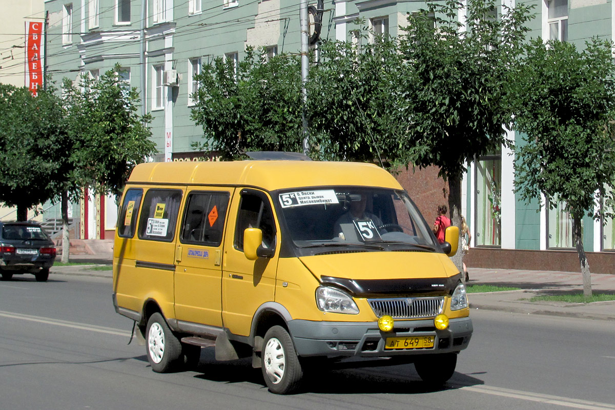 Пензенская область, ГАЗ-322131 (X78) № АТ 649 58