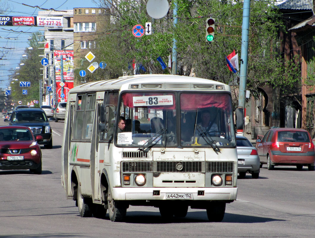 Nizhegorodskaya region, PAZ-32054 č. А 442 МК 152