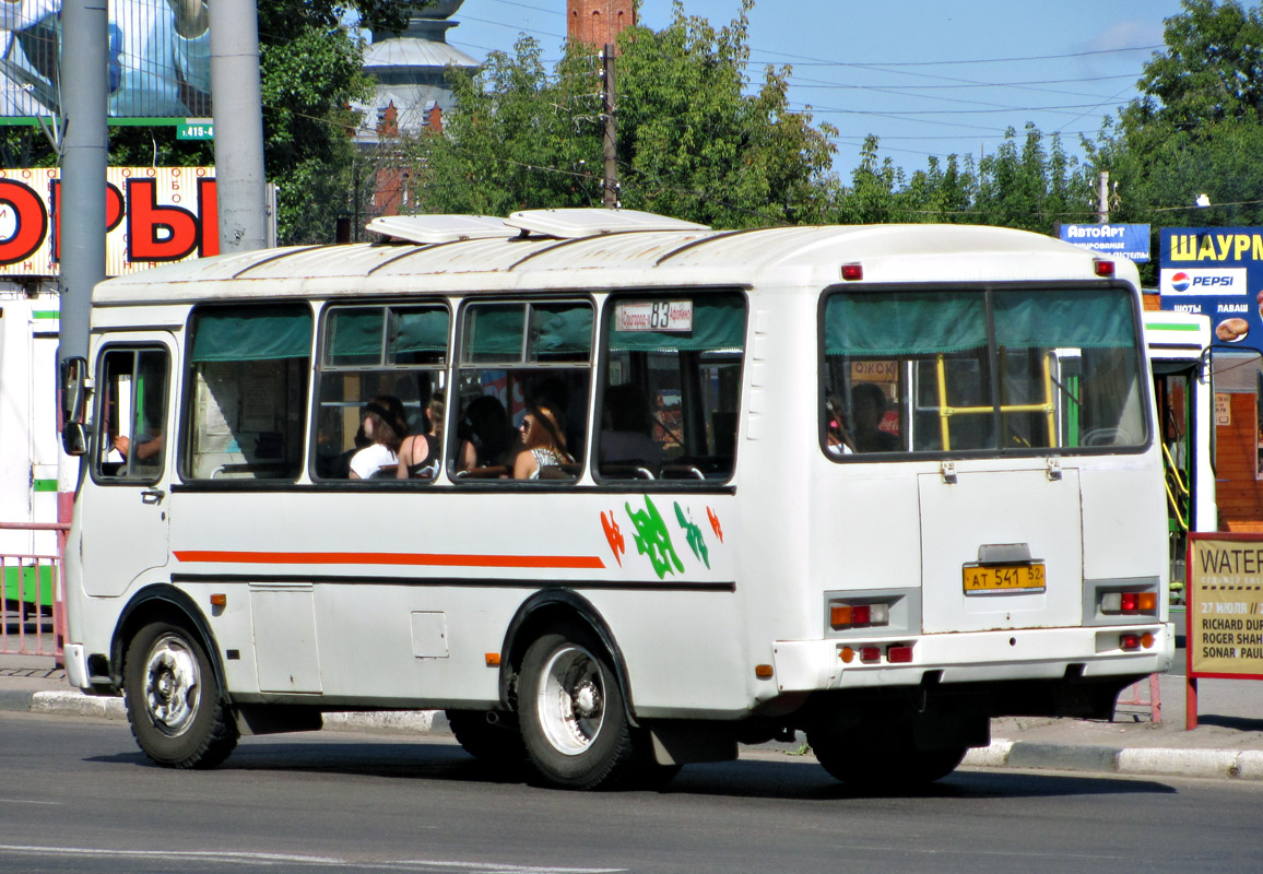 Nizhegorodskaya region, PAZ-32054 č. АТ 541 52