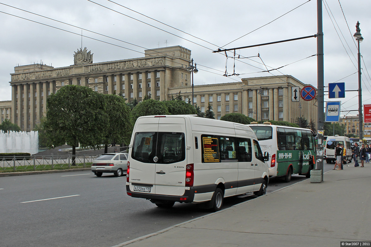 Санкт-Петербург, БТД-2219 (Volkswagen Crafter) № В 220 ВВ 178