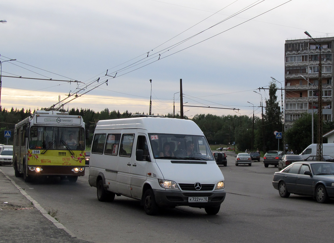 Карелия, Mercedes-Benz Sprinter W904 408CDI № К 722 РУ 10