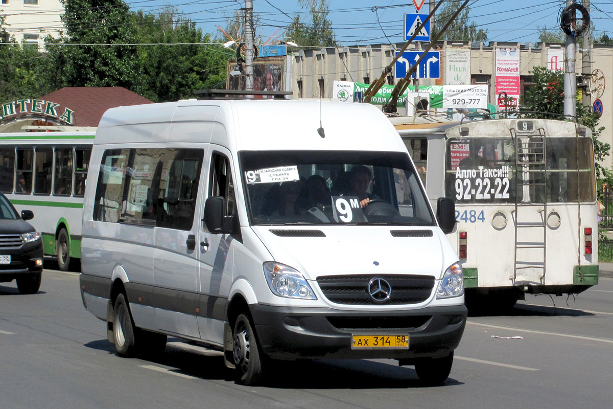 Пензенская область, Луидор-22360C (MB Sprinter) № АХ 314 58