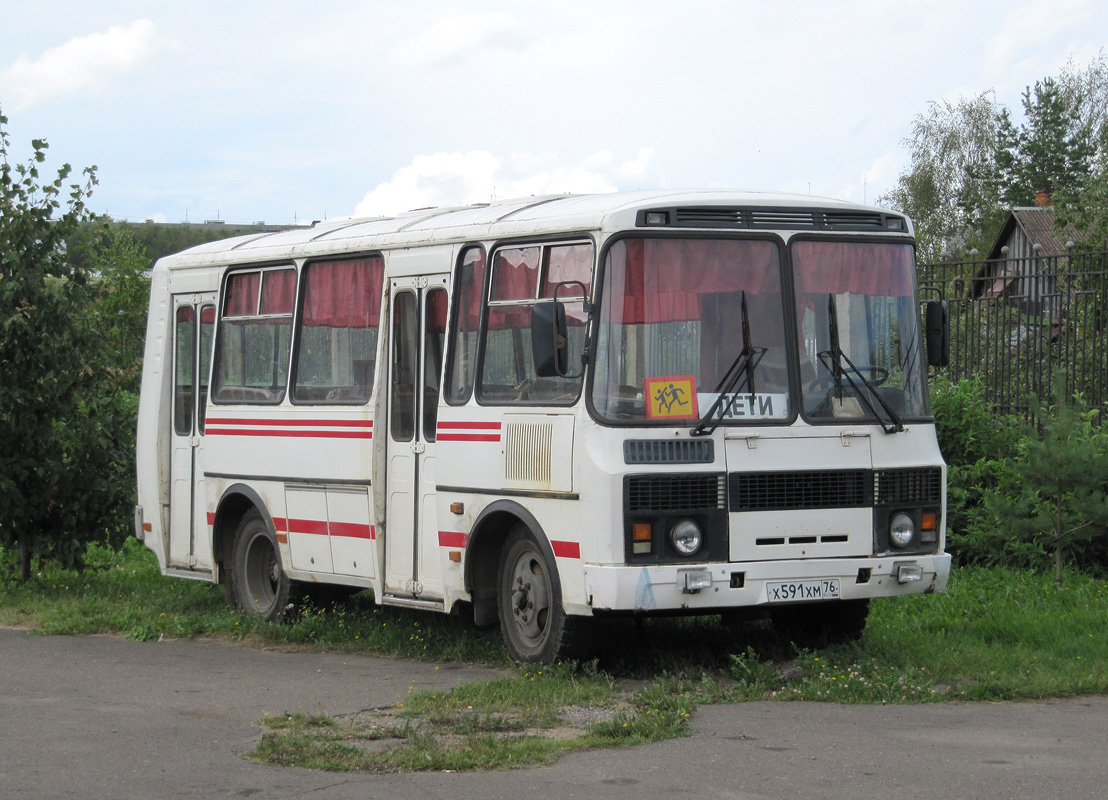 Ярославская область, ПАЗ-32051-110 № Х 591 ХМ 76