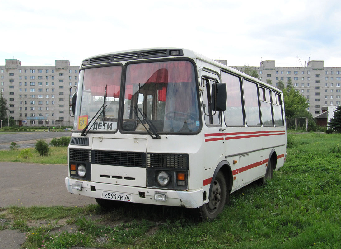 Ярославская область, ПАЗ-32051-110 № Х 591 ХМ 76