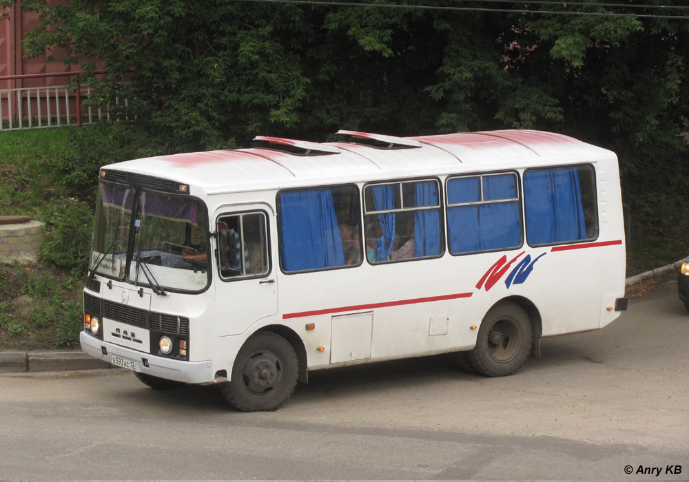 Марий Эл, ПАЗ-32054 № Е 593 АС 12