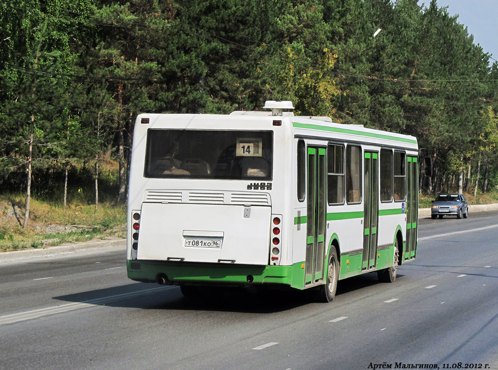 Sverdlovsk region, LiAZ-5256.45 Nr. Т 081 КО 96