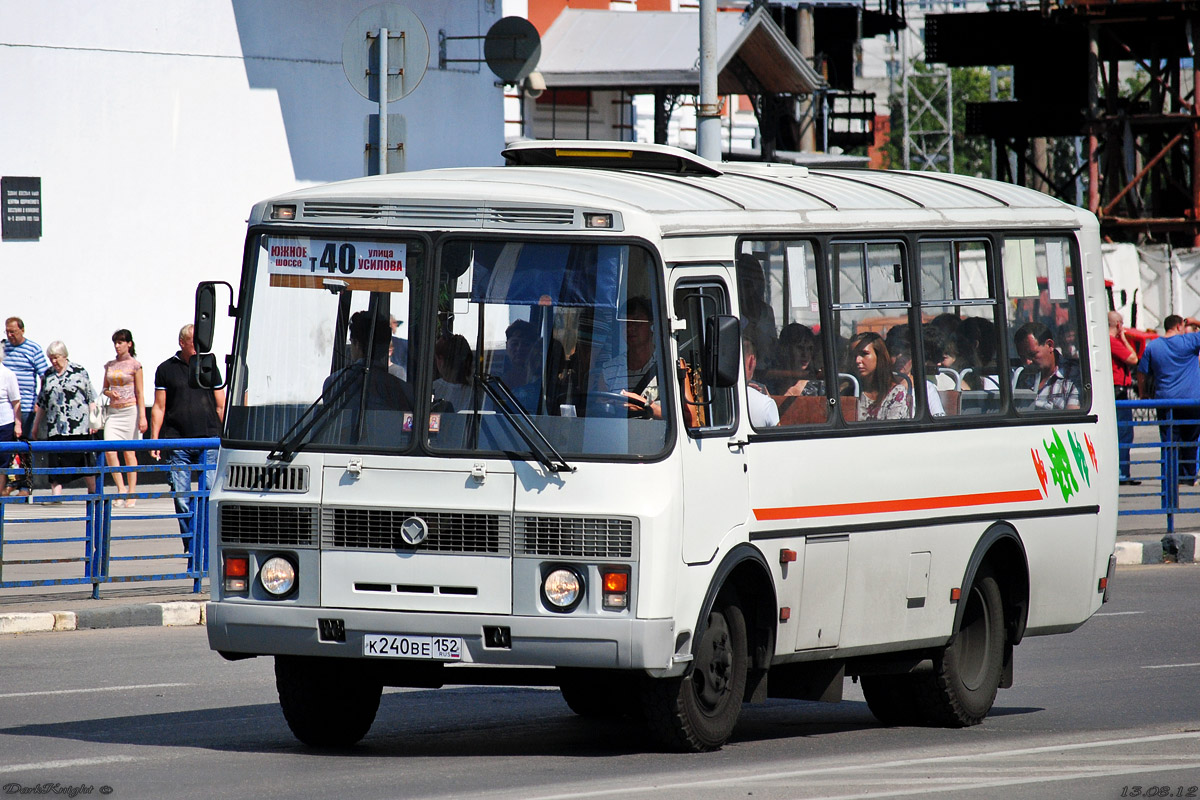 Нижегородская область, ПАЗ-32054 № К 240 ВЕ 152