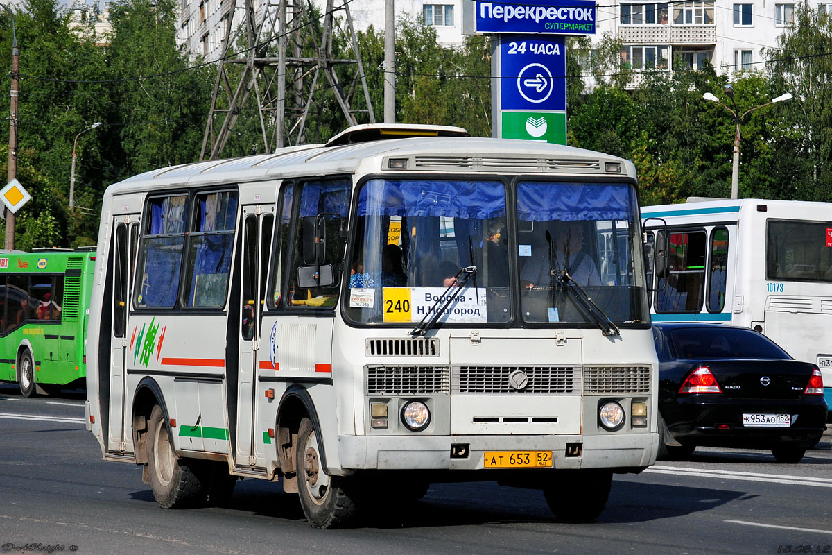 Нижегородская область, ПАЗ-32054 № АТ 653 52