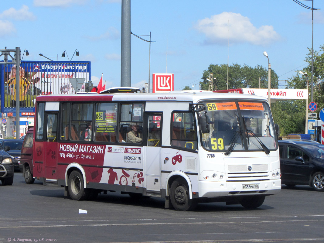 Санкт-Петербург, ПАЗ-320412-05 № 7765