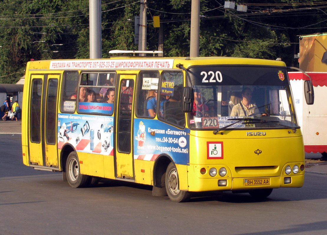 Одесская область, Богдан А092H2 № BH 3552 AA