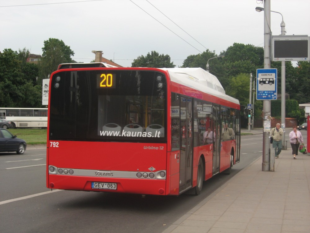 Литва, Solaris Urbino III 12 CNG № 792