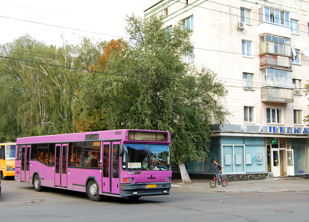 Житомирская область, МАЗ-104.021 № BI 2439 AA