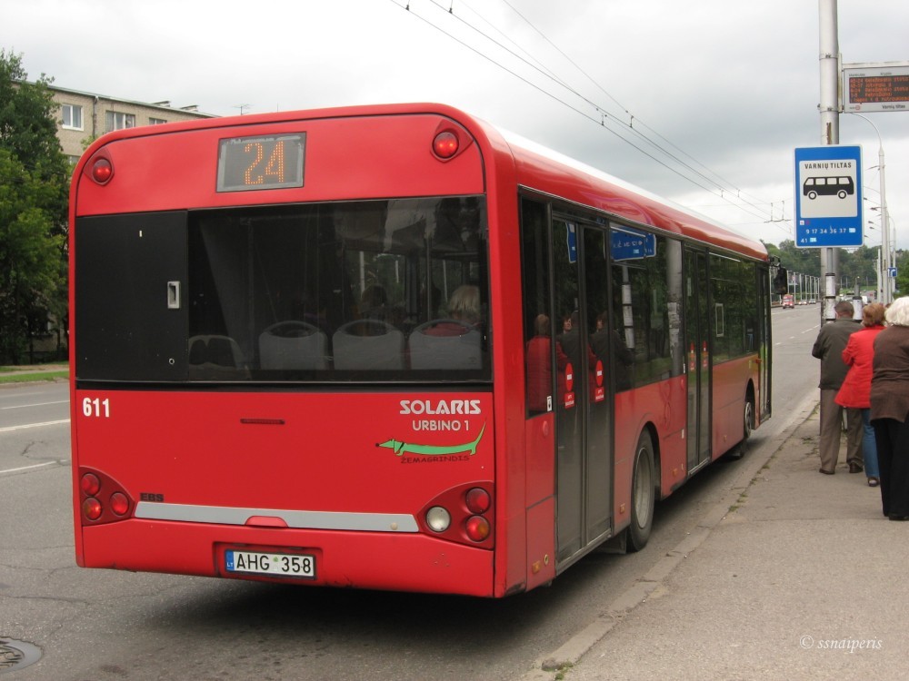 Литва, Solaris Urbino II 12 № 611