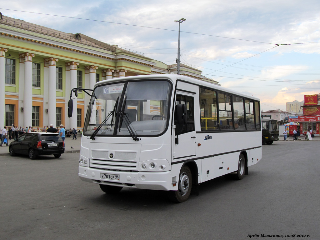 Свердловская область, ПАЗ-320402-05 № У 781 СР 96