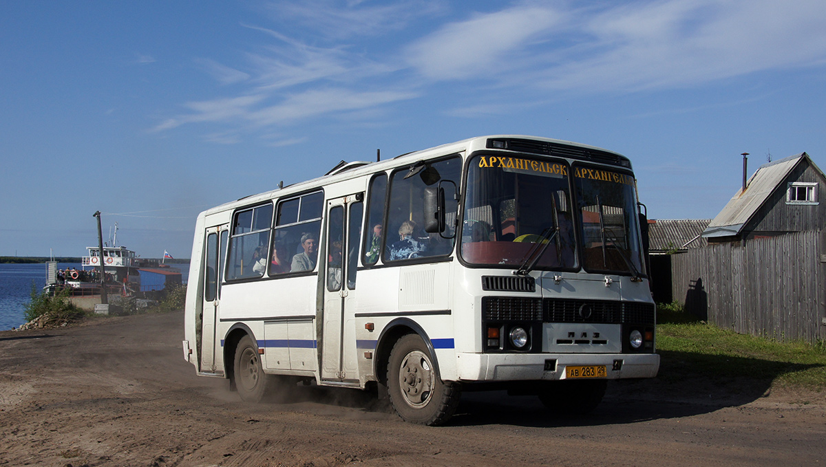 Архангельская область, ПАЗ-32054 № АВ 283 29