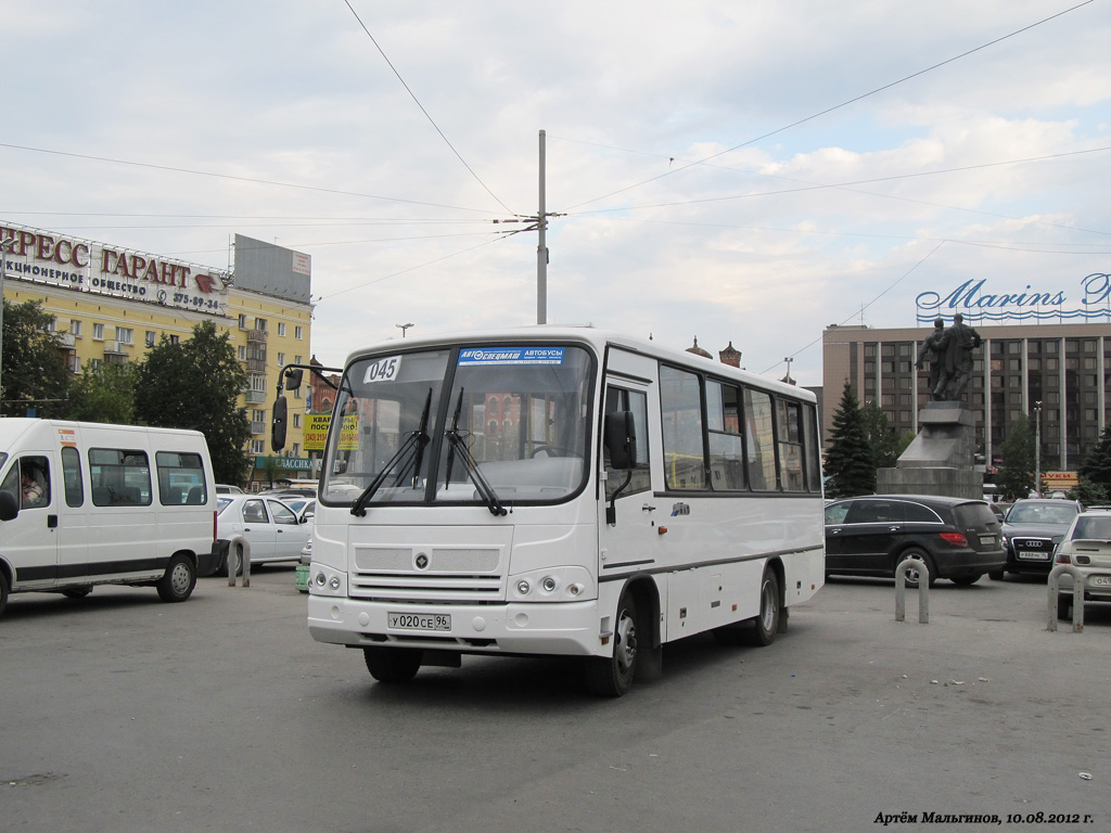 Свердловская область, ПАЗ-320402-05 № У 020 СЕ 96