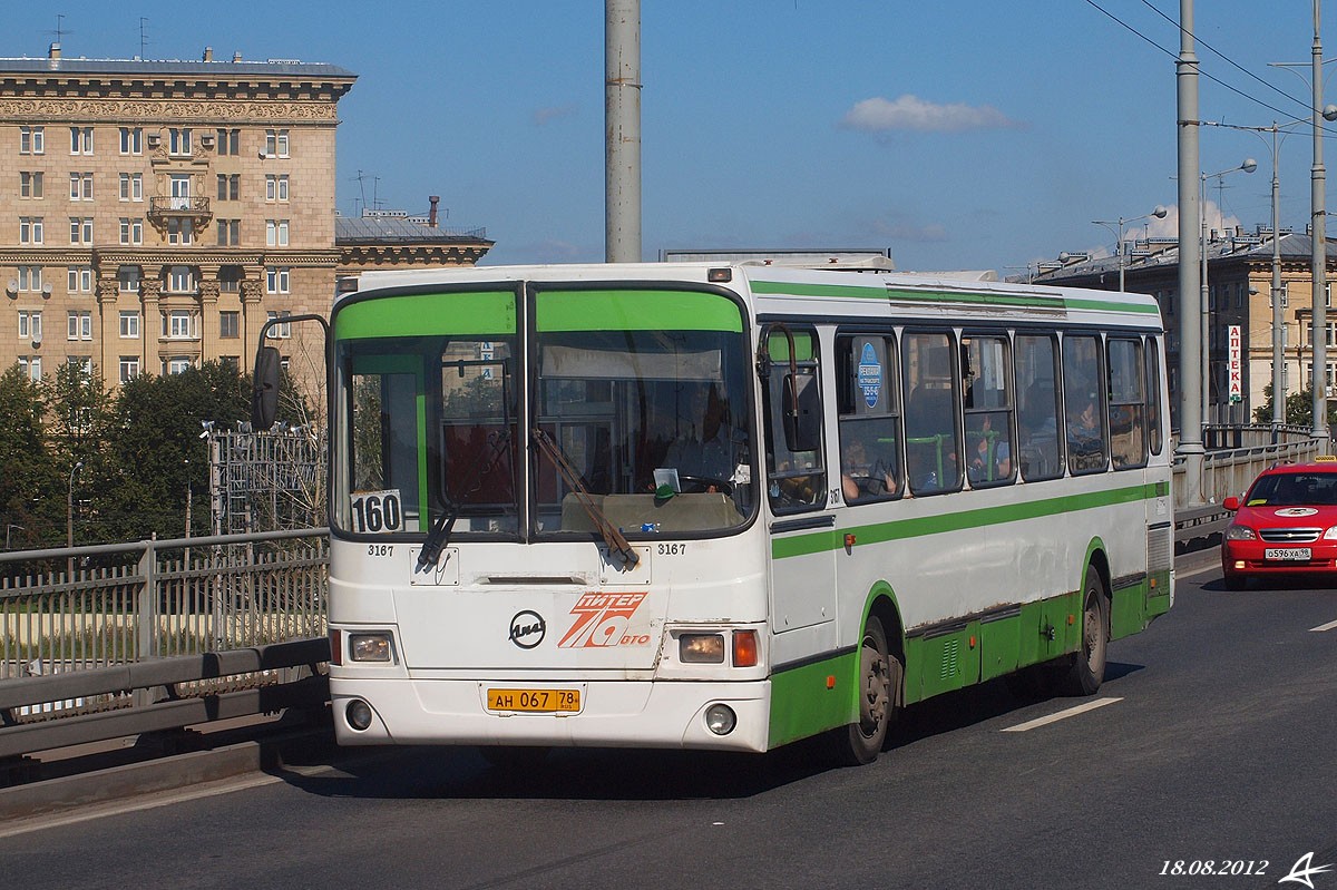 Санкт-Петербург, ЛиАЗ-5256.26 № 3167