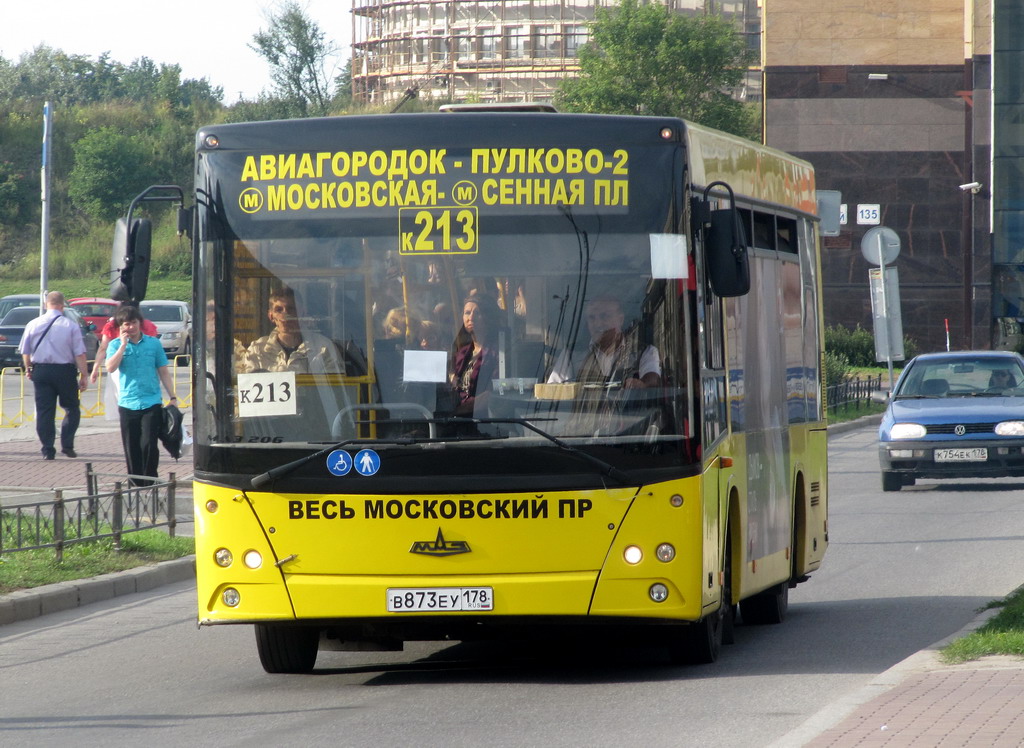 Санкт-Петербург, МАЗ-206.067 № В 873 ЕУ 178