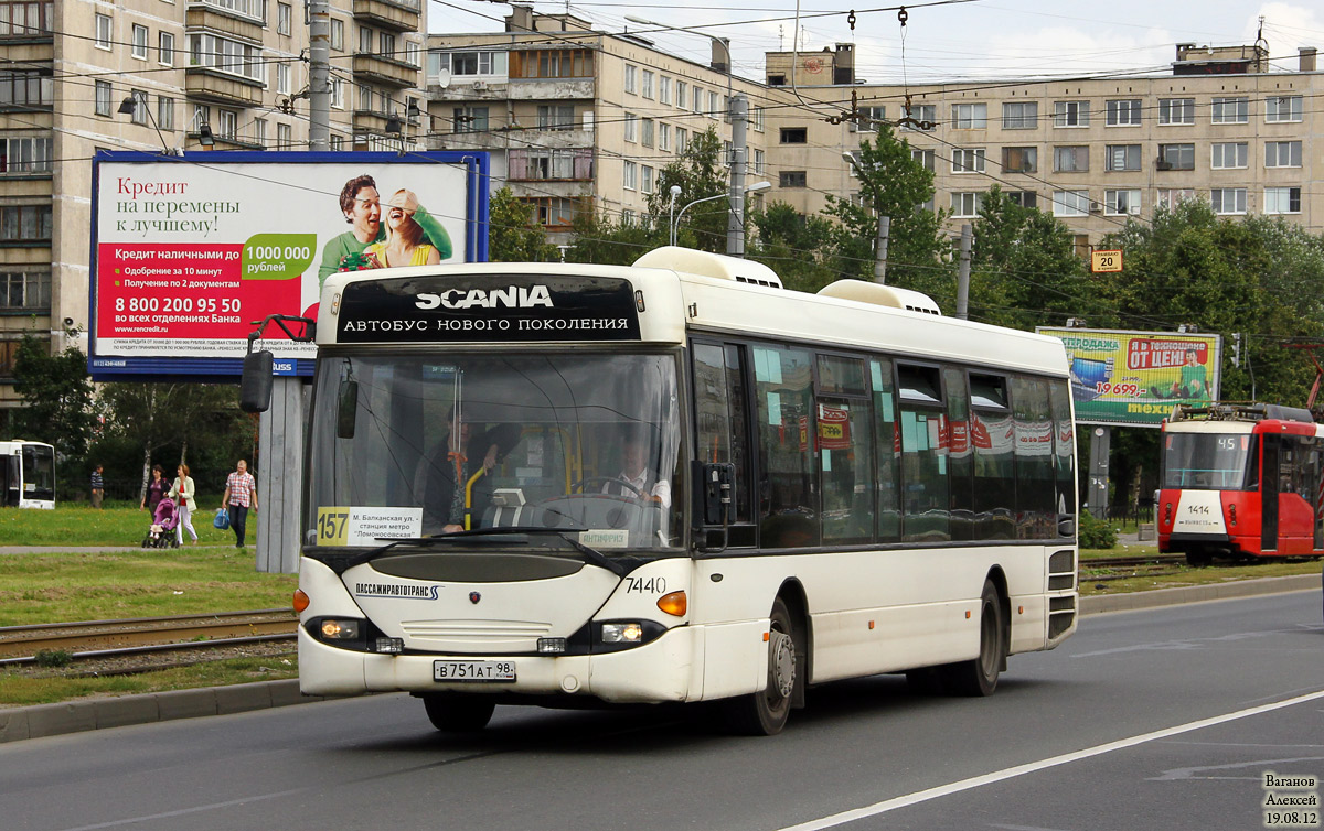 Санкт-Петербург, Scania OmniLink I (Скания-Питер) № 7440