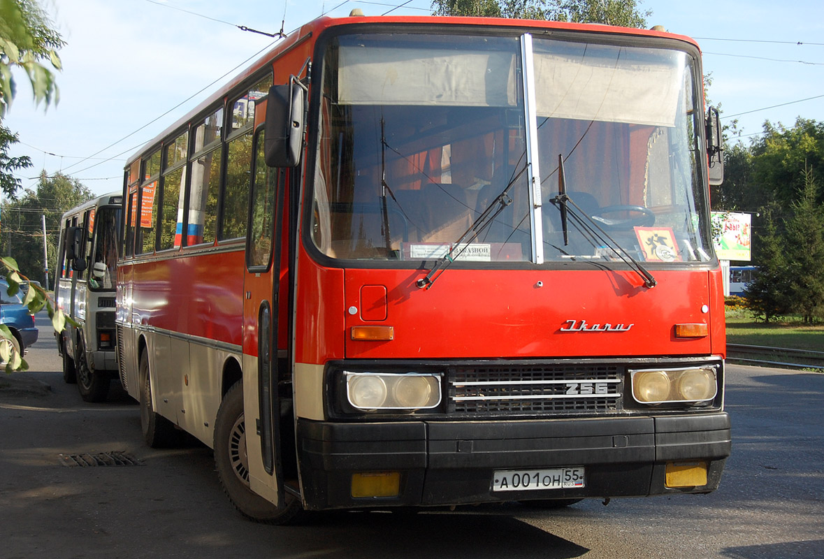 Омская область, Ikarus 256.74 № А 001 ОН 55