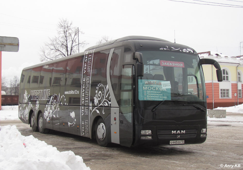 Марий Эл, MAN R08 Lion's Coach L RHC444 L № О 445 ОО 12