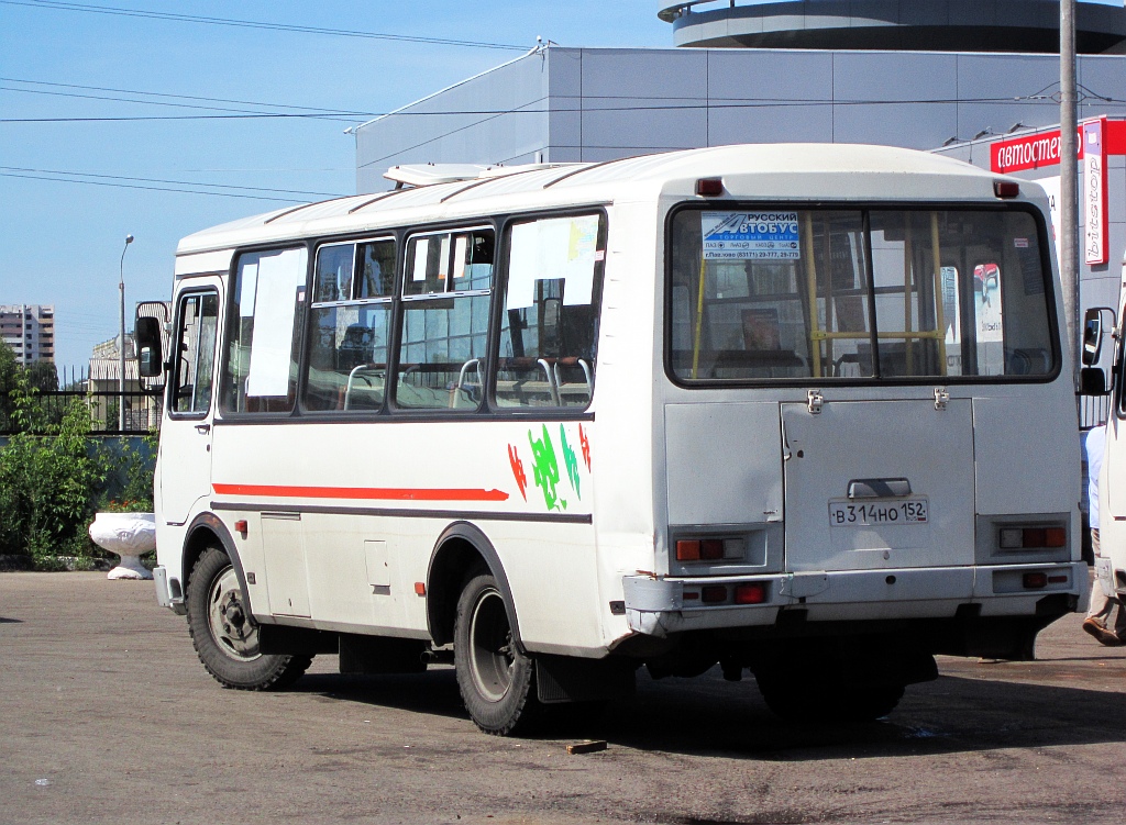 Нижегородская область, ПАЗ-32054 № В 314 НО 152