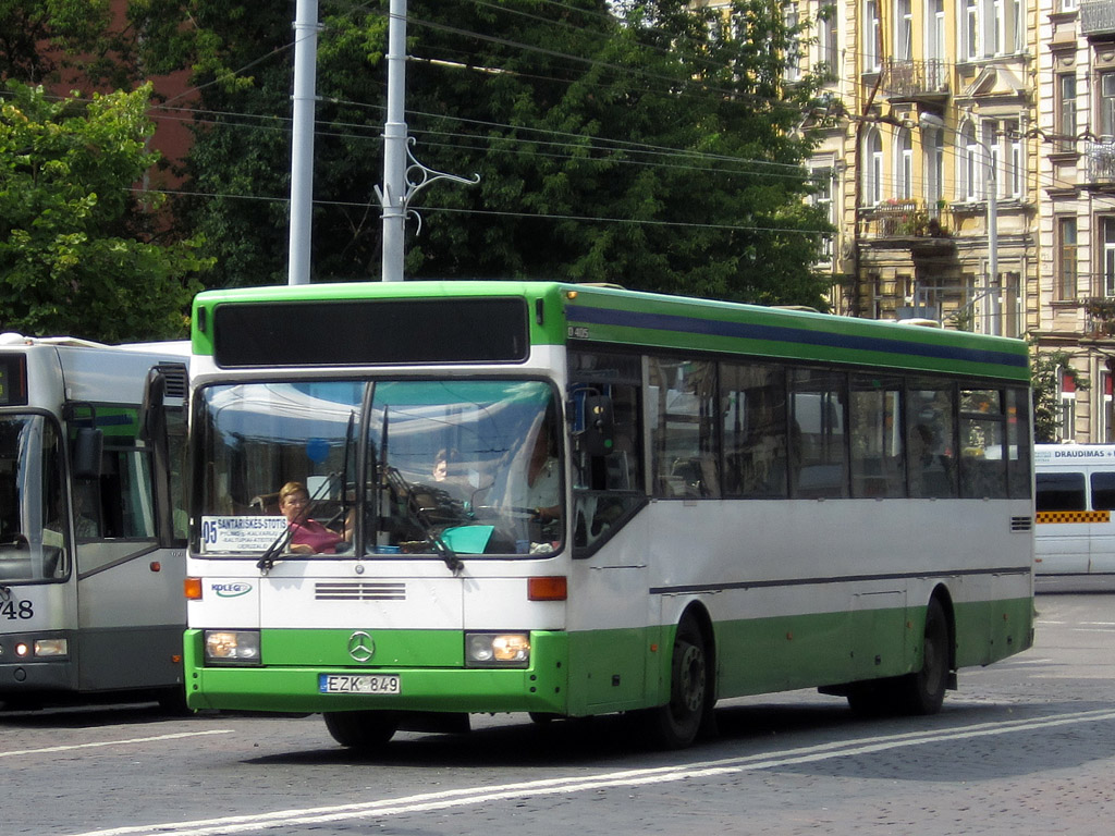 Литва, Mercedes-Benz O405 № EZK 849