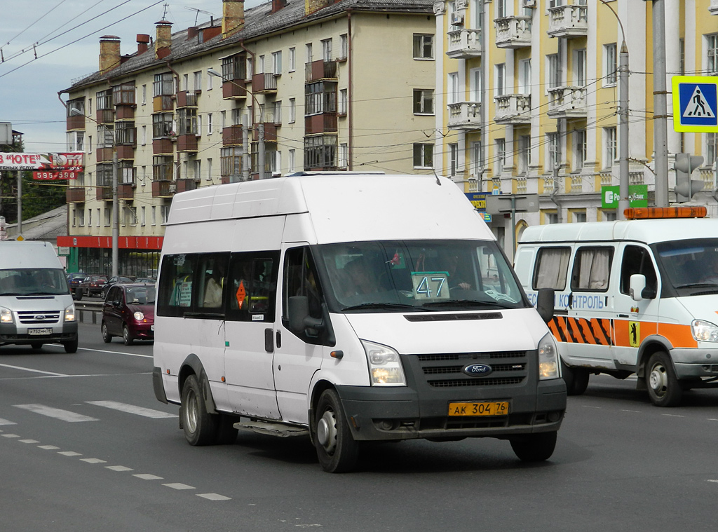 Ярославская область, ПАЗ-3030 (Ford Transit) № АК 304 76