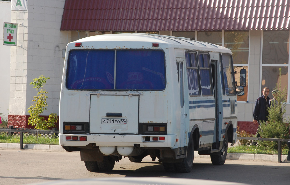 Омская область, ПАЗ-32051-110 № С 711 ЕО 55