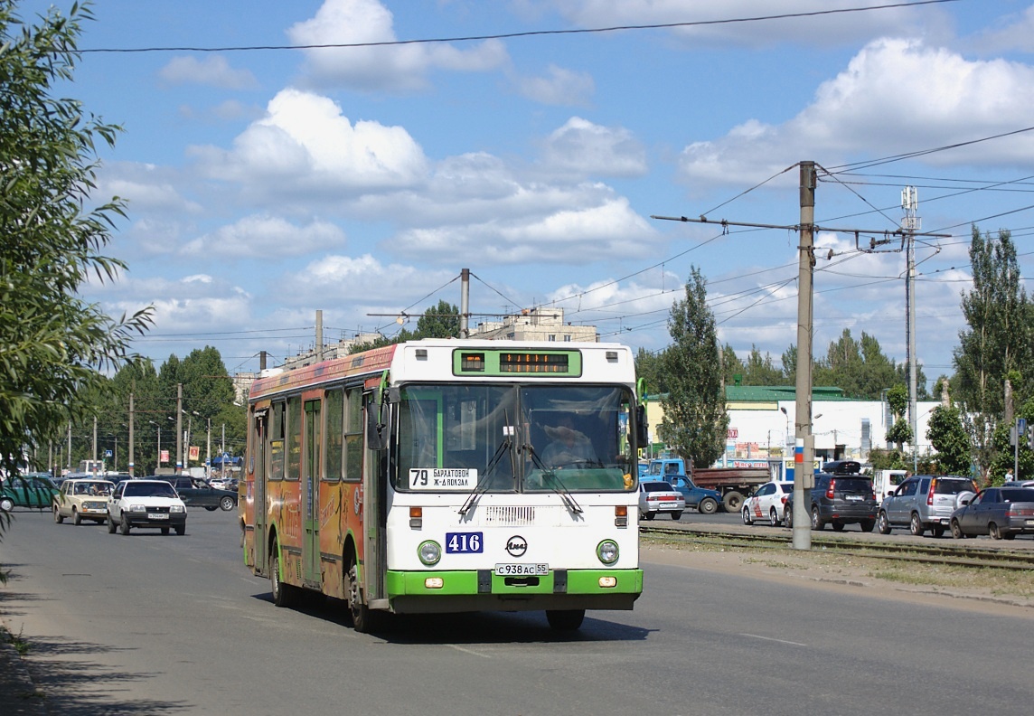 Омская область, ЛиАЗ-5256.45 № 416