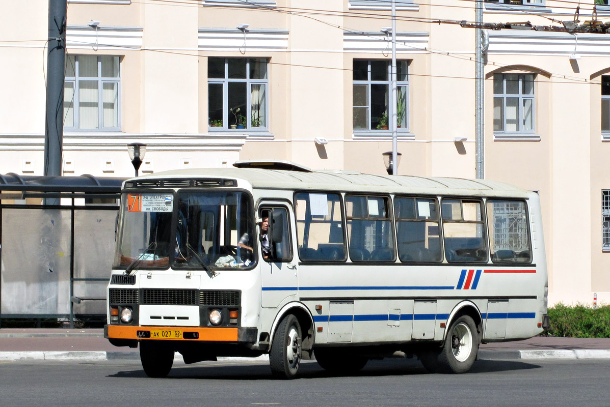 Нижегородская область, ПАЗ-4234 № АК 027 52