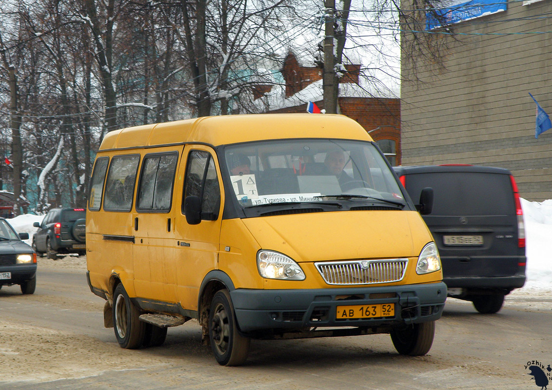 Нижегородская область, ГАЗ-322132 (XTH, X96) № АВ 163 52