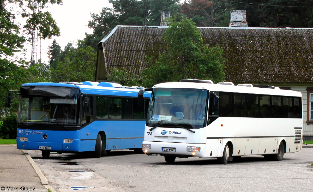 Эстония, Mercedes-Benz O345 Conecto Ü № 180; Эстония, SOR C 10.5 № 128