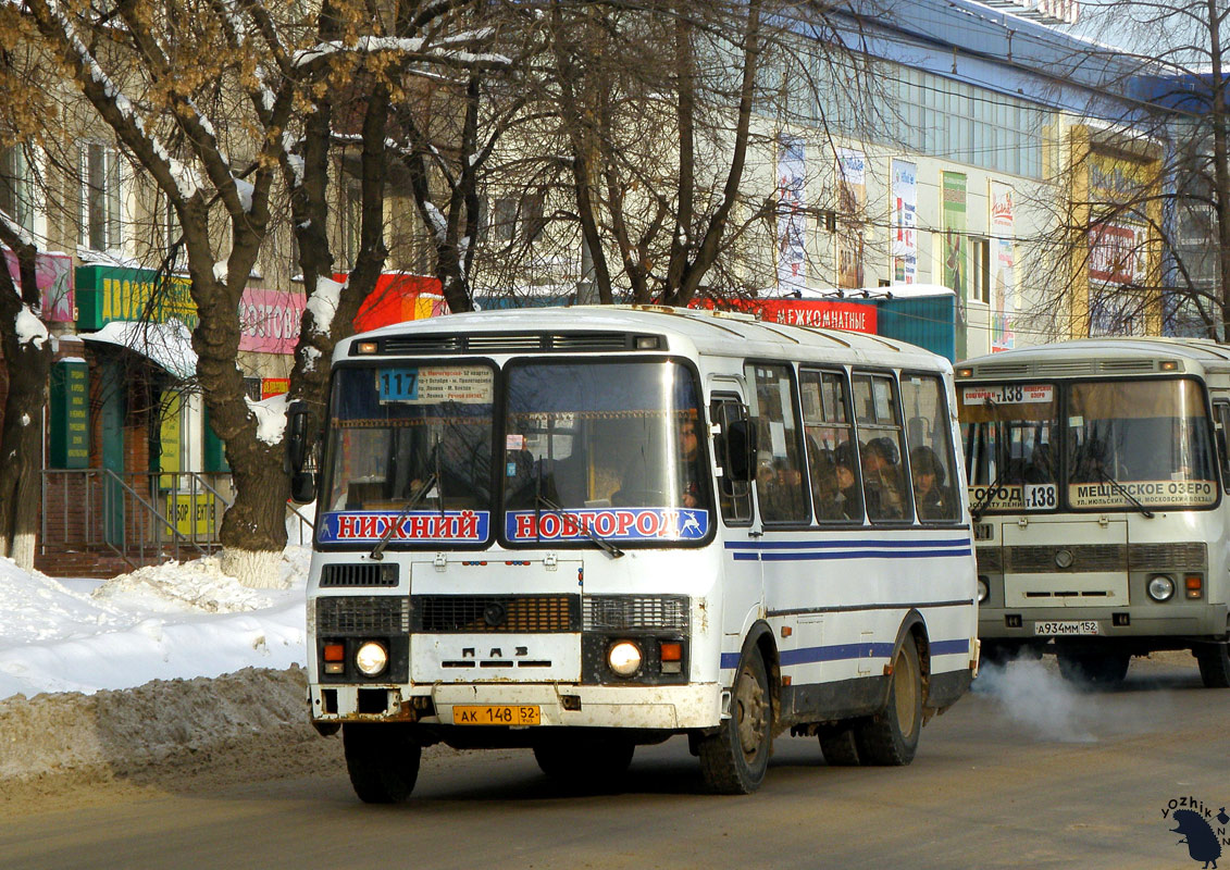 Нижегородская область, ПАЗ-32054 № АК 148 52